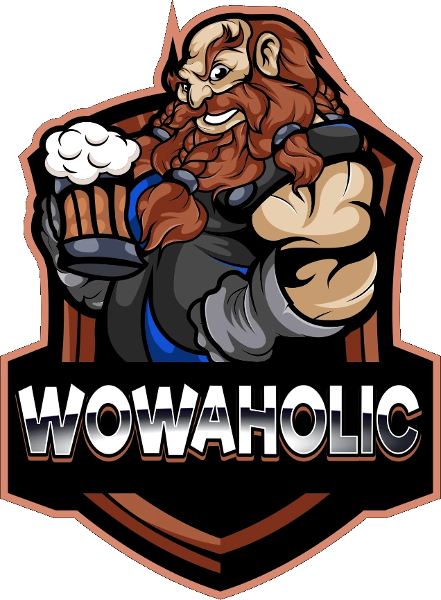 Logo showing an dwarf with a tankard of beer